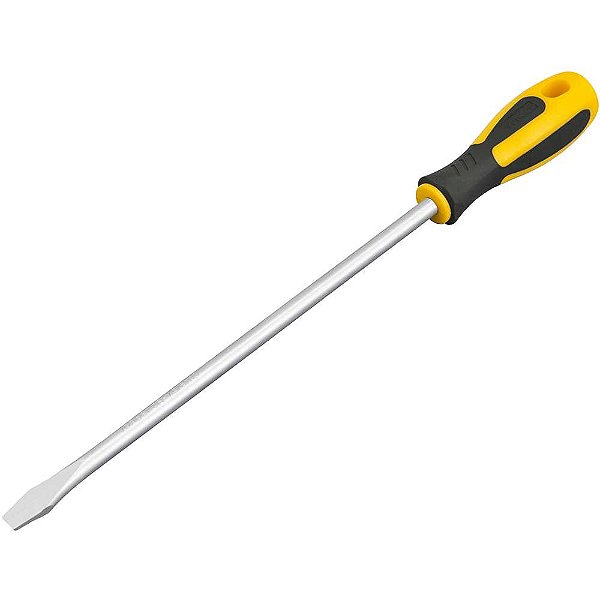 Chave de fenda 3/8" x 10" aço cromo vanádio cabo emborrachado VONDER PLUS