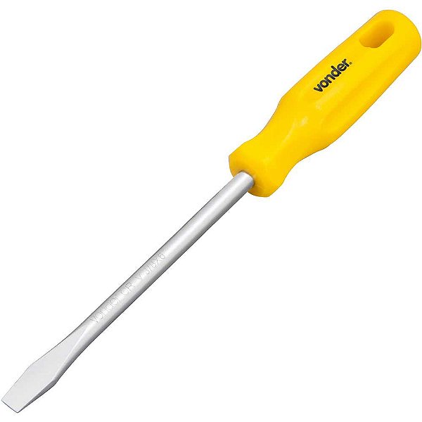 Chave de fenda 3/8" x 6" aço cromo vanádio com ponta magnetizada VONDER