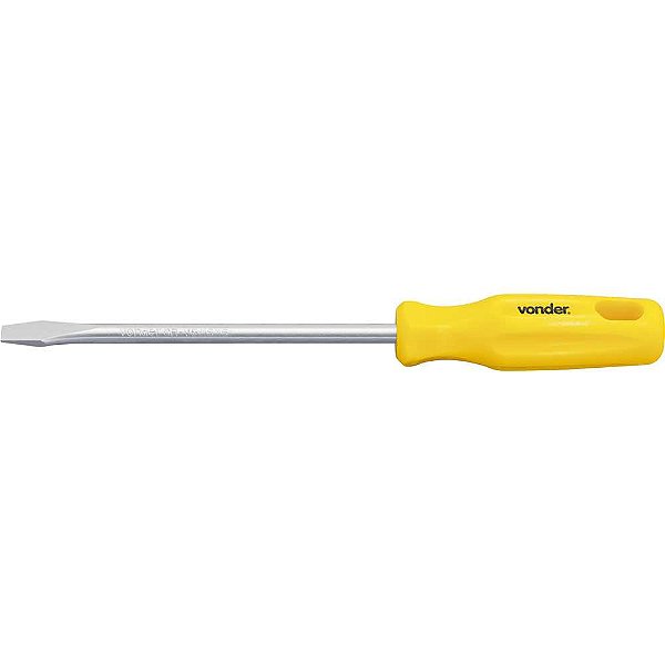 Chave de fenda 5/16" x 6" aço cromo vanádio com ponta magnetizada VONDER