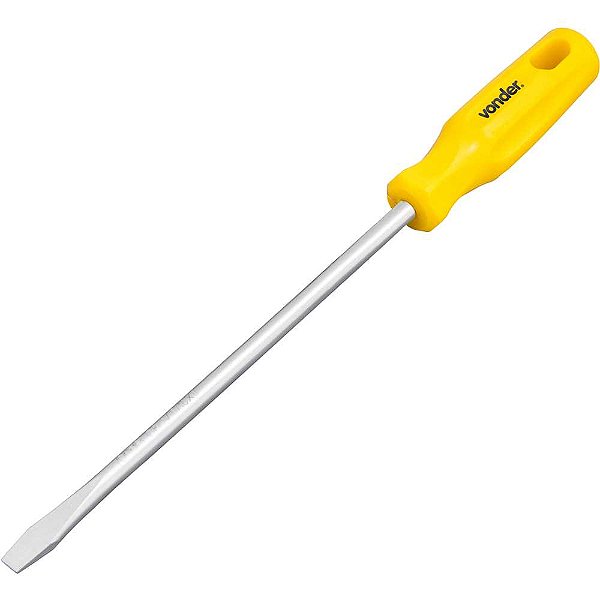 Chave de fenda 5/16" x 8" aço cromo vanádio com ponta magnetizada VONDER