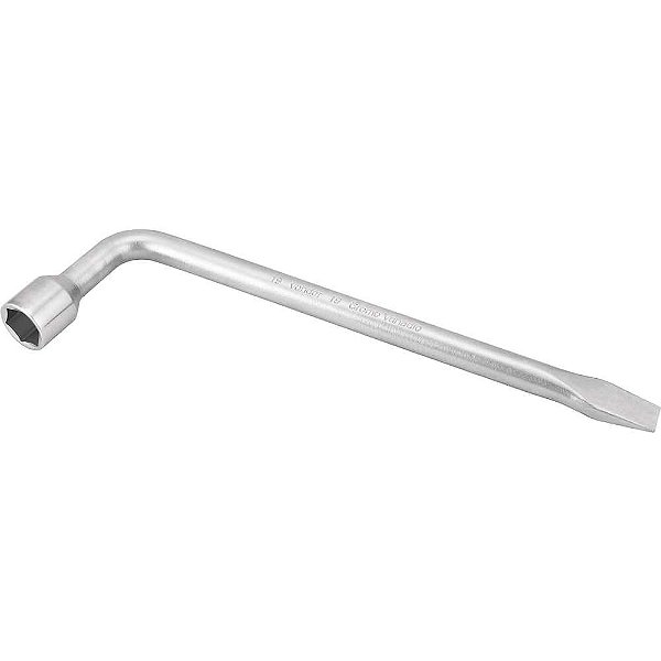 Chave de roda tipoL com espátula 17mm em aço cromo vanádio VONDER