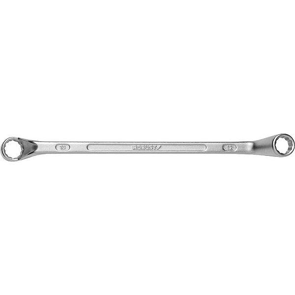 Chave estrela 12mm x 13mm aço especial niquelado e cromado S01181213 3370017 ROBUST