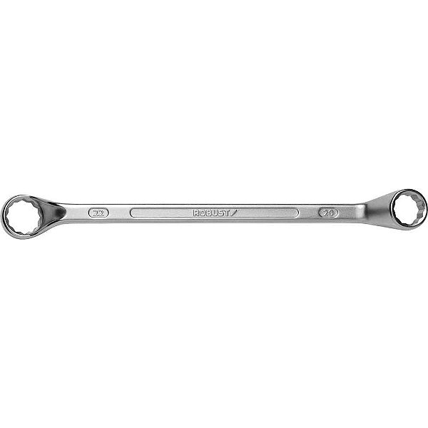 Chave estrela 20mm x 22mm aço especial niquelado e cromado S01182022 3370021 ROBUST