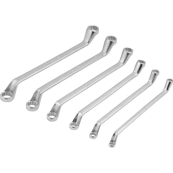 Jogo de chaves estrela 6,0mm a 17,0mm com 6 peças MAYLE CRESCENT