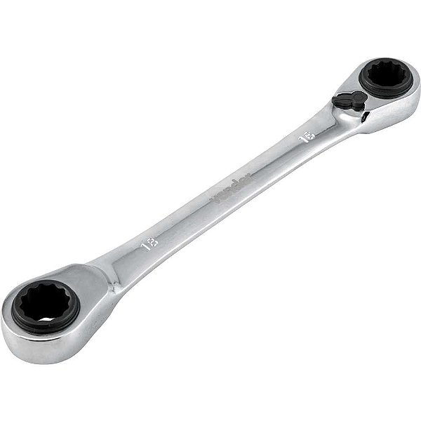 Chave estrela com catraca reversível 16mm x 17mm e 18mm x 19mm VONDER