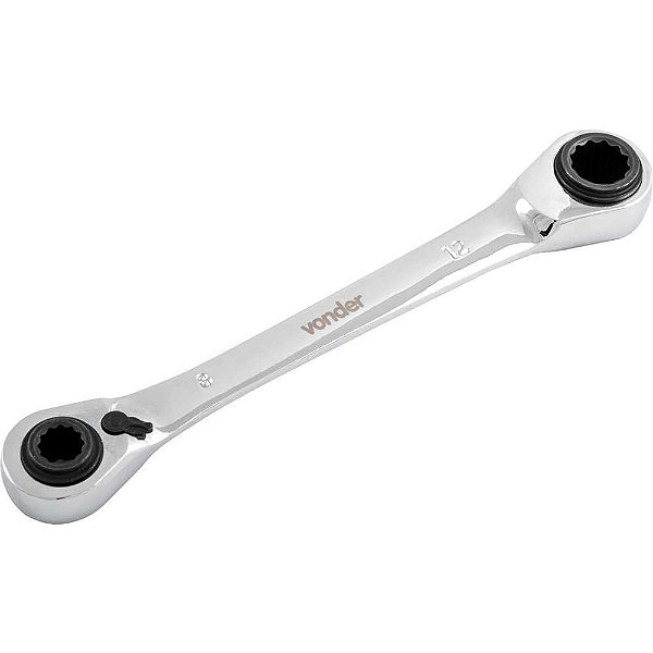 Chave estrela com catraca reversível 8mm x 10mm e 12mm x 13mm VONDER