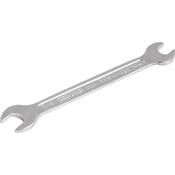 Chave fixa 1/4" x 5/16" aço cromo vanádio niquelado e cromado GEDORE RED