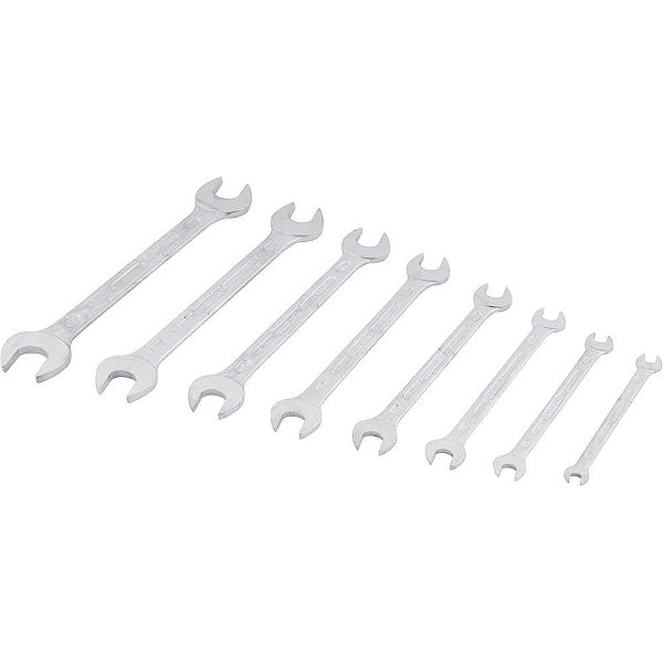 Jogo de chaves fixas 6mm a 22mm aço cromo vanádio 8 peças 004603 GEDORE