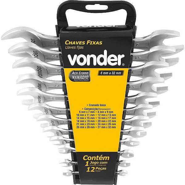 Jogo de chaves fixas 6mm a 32mm VONDER
