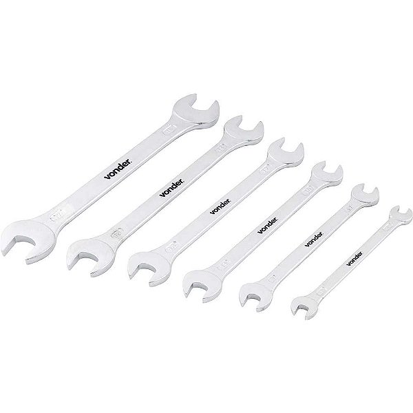 Jogo de chaves fixas com suporte plástico 6mm a 17mm VONDER
