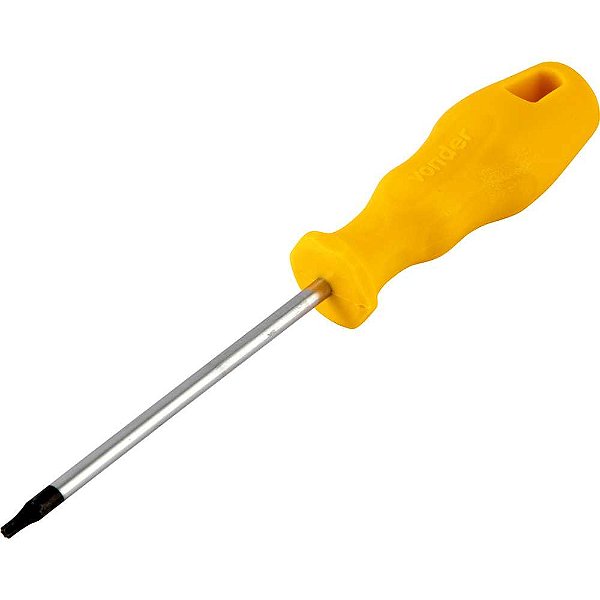 Chave hexalobular T15 com cabo reto VONDER