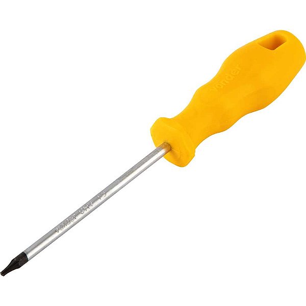Chave hexalobular T9 com cabo reto VONDER