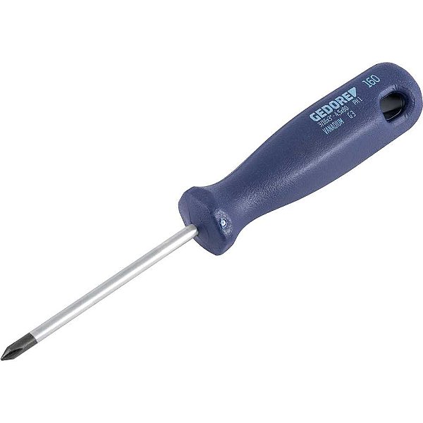 Chave phillips 3/16" x 3" aço cromo vanádio 036300 GEDORE