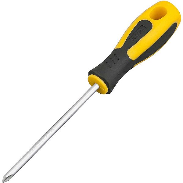 Chave phillips 3/16" x 4" aço cromo vanádio VONDER PLUS