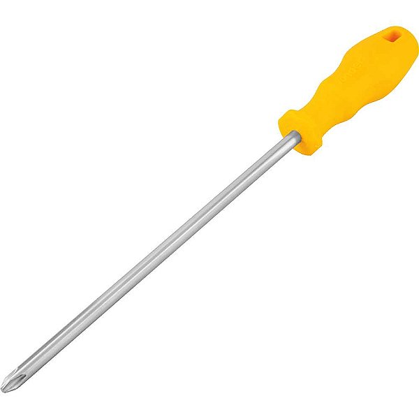 Chave phillips 3/8" x 10" aço cromo vanádio VONDER