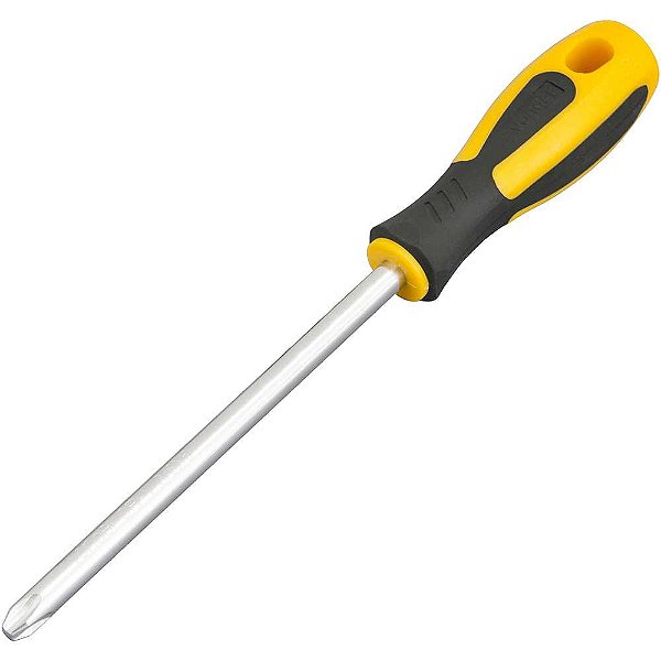 Chave phillips 3/8" x 6" aço cromo vanádio VONDER PLUS