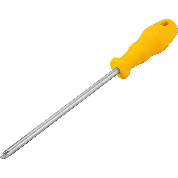 Chave phillips 3/8" x 8" aço cromo vanádio VONDER