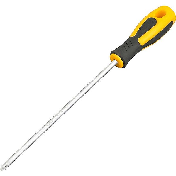 Chave phillips n° 2 - 1/4" x 8" aço cromo vanádio VONDER PLUS