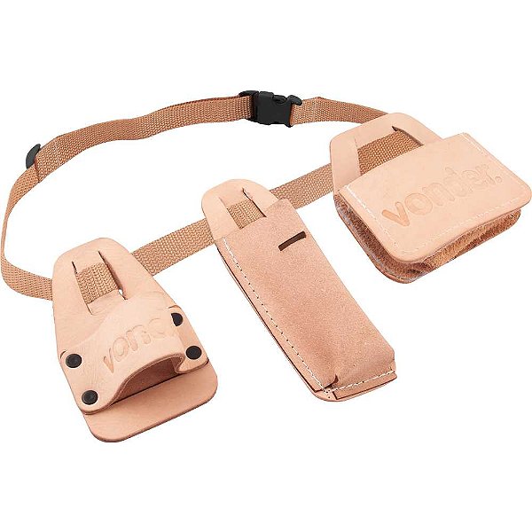 Cinto para carpinteiro em couro/nylon VONDER