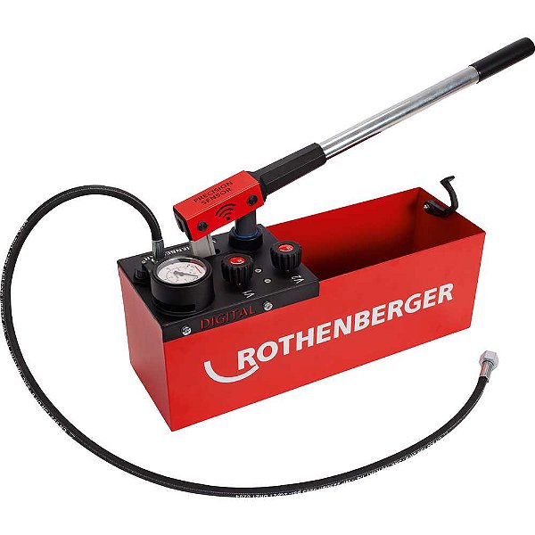 Bomba de teste hidrostático digital 12 litros RP50 1000004000 ROTHENBERGER