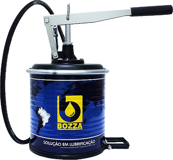 Bomba manual para graxa com reservatório para 7kg 8522-G4 BOZZA