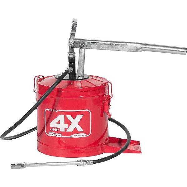 Bomba manual para graxa com reservatório para 7kg HL-7 HYDRONLUBZ