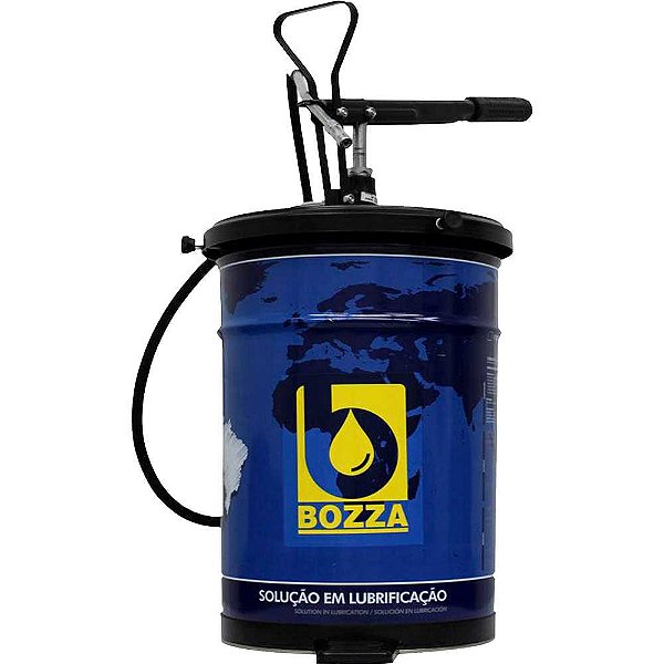 Bomba manual para graxa com reservatório para 20kg 8022-R20-G4 BOZZA