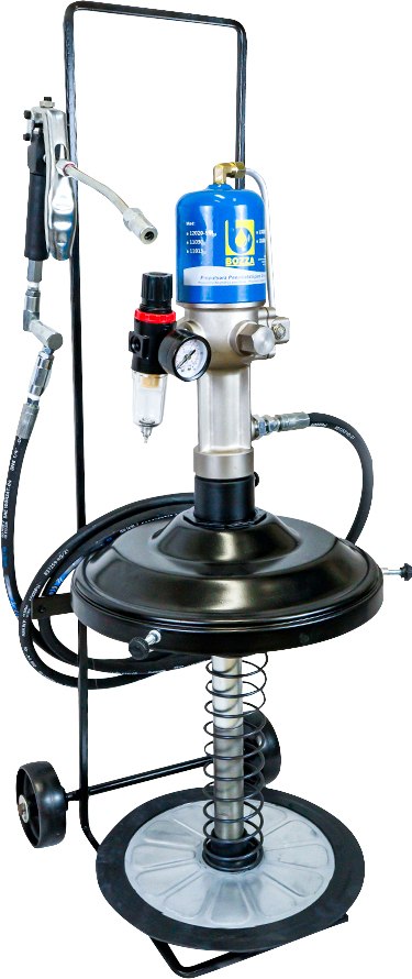 Propulsora pneumática para graxa adaptável 20kg 11030-G4 BOZZA