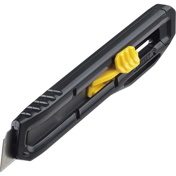 Estilete retrátil com trava automática 1 lâmina de 18mm corpo plástico STHT10323-840 STANLEY