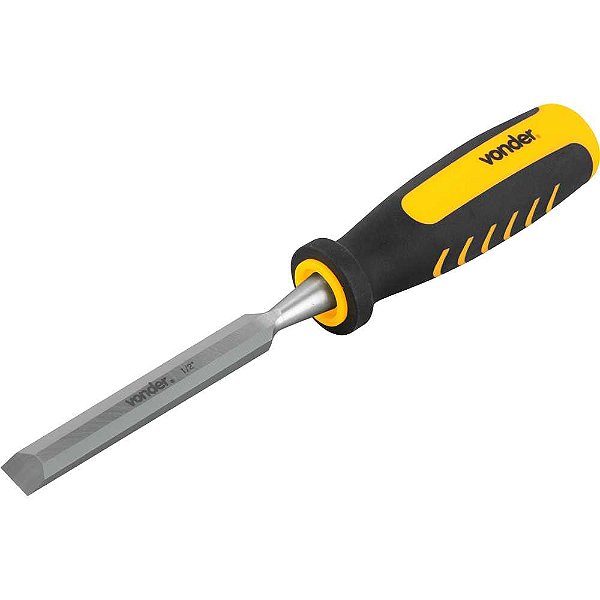 Formão chanfrado com cabo em PVC 1/2" VONDER