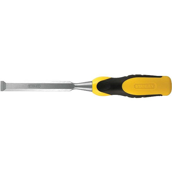 Formão chanfrado reto com cabo em polipropileno e borracha termoplástica 1/2" STANLEY