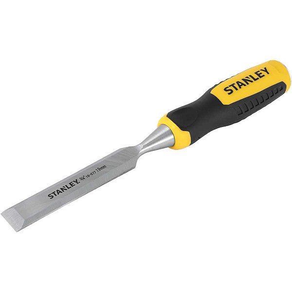 Formão chanfrado reto com cabo em polipropileno e borracha termoplástica 3/4" STANLEY