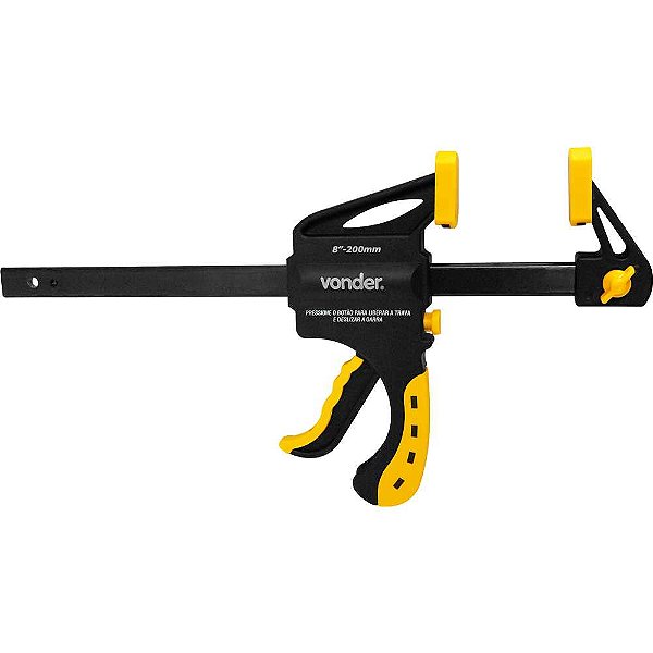 Grampo tipo sargento aperto rápido 8" - 203mm GA 608 VONDER