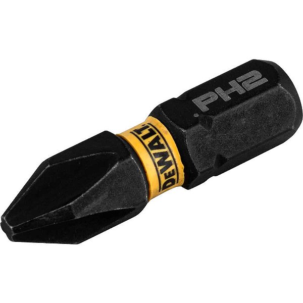 Jogo de bits ponteiras phillips com encaixe de 1/4" PH2 x 25mm Flextorq 3.0 DEWALT