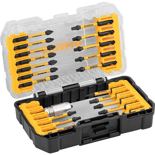 Jogo de bits/ponteiras com 22 peças DWA2FTS22IR DEWALT