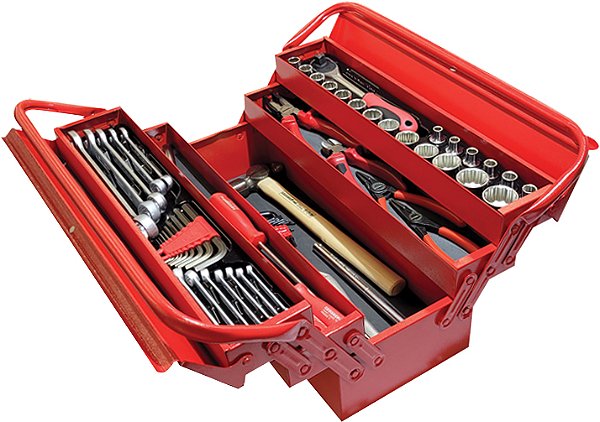 Caixa com ferramentas 64 peças 3301633 GEDORE RED