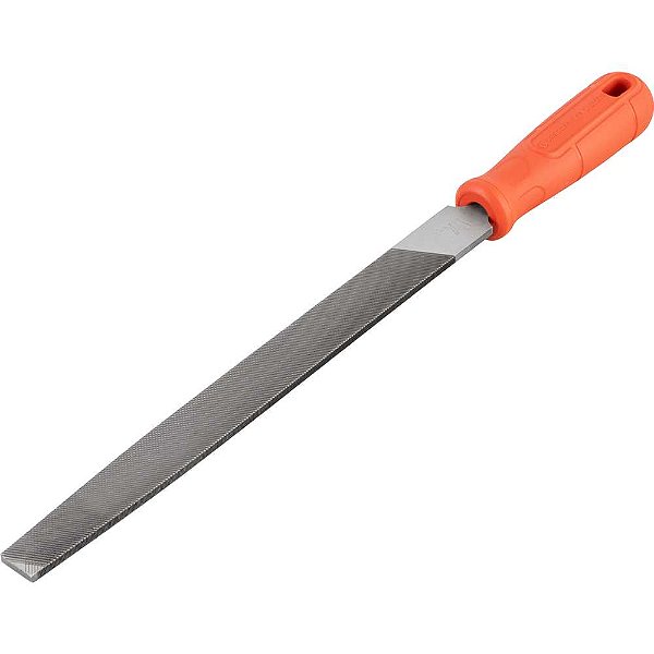 Lima chata bastarda 10" com cabo plástico NICHOLSON