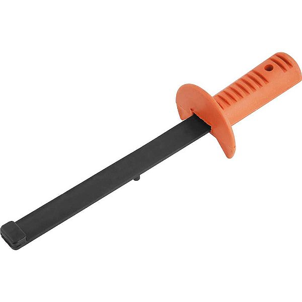 Protetor para lima de enxada preto/laranja PLASTCOR