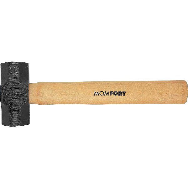 Marreta oitavada 1,5kg com cabo de madeira MOMFORT