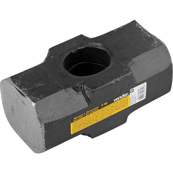 Marreta oitavada 5kg sem cabo VONDER