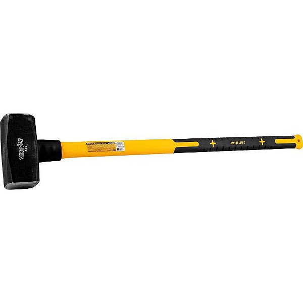 Marreta quadrada 5,0kg com cabo de fibra VONDER