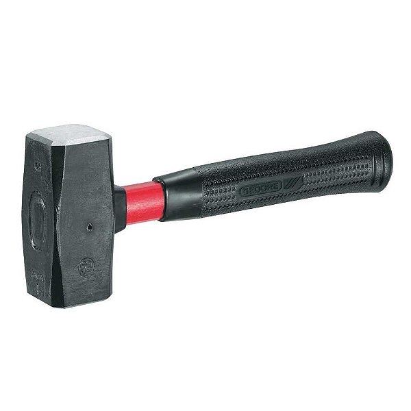 Marreta quadrada com cantos abaulados 4kg cabo de fibra 050.150 GEDORE