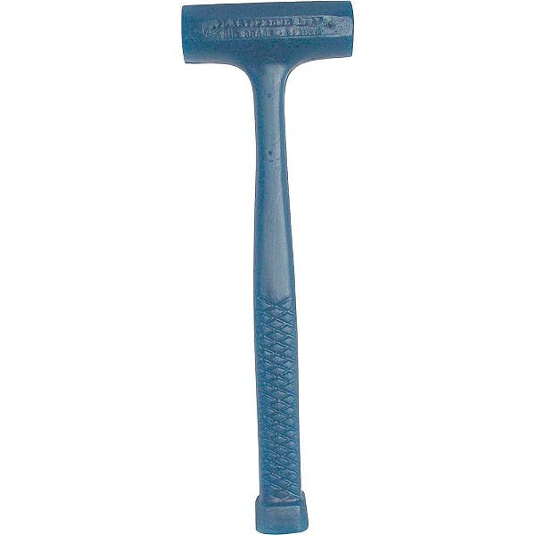 Martelo antirretrocesso em poliuretano 200 gramas azul modelo 25 PLASTIPRENE
