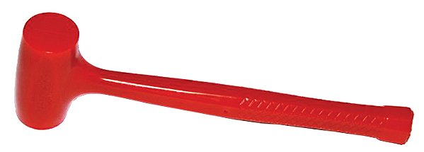 Martelo antirretrocesso em poliuretano 800 gramas vermelho modelo 50 PLASTIPRENE