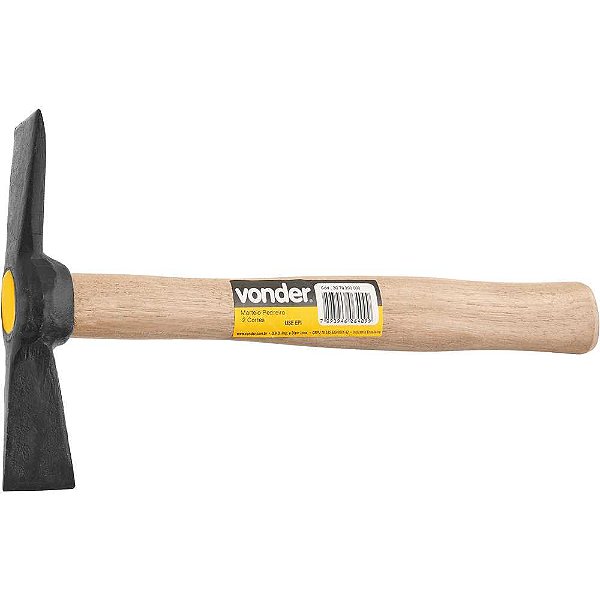 Martelo para pedreiro com 2 cortes VONDER