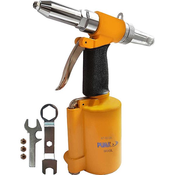 Rebitador hidropneumático para rebites de alumínio até 3/16" AT-6015A PUMA
