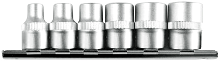 Jogo de soquetes hexalobular encaixe de 3/8" 6 peças R51208006 GEDORE RED