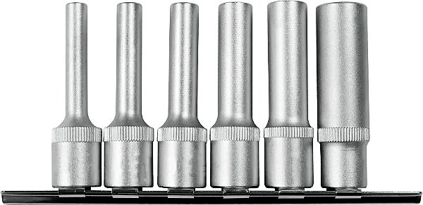 Jogo de soquetes hexalobular longo encaixe de 3/8" 6 peças R51208106 GEDORE RED