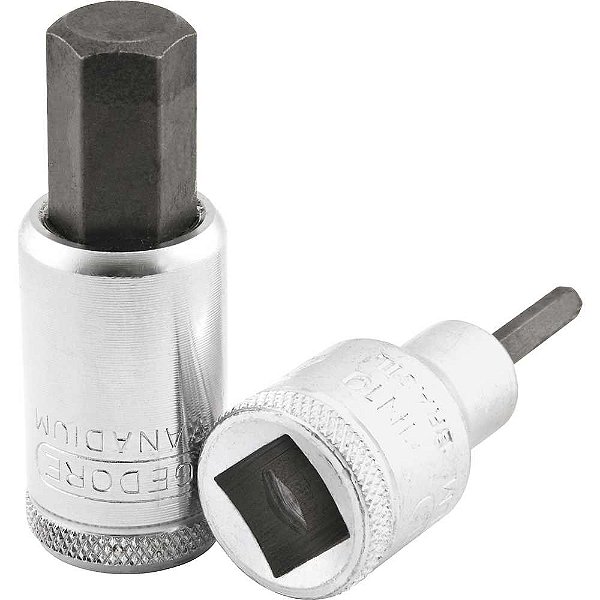 Soquete hexagonal 14,0mm encaixe de 1/2" IN19 GEDORE