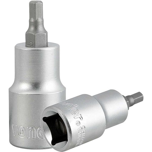 Soquete hexagonal 5mm encaixe de 1/2" VONDER